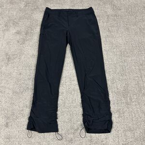 Gramicci Pants Womens 8 Black Nylon Hiking Climbing Convertible Black Pockets
